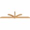 Ekena Millwork Redmond Timber Gable Bracket, Western Red Cedar, 108"W x 31 1/2"H x 3 1/2"D x 3 1/2"F, 7/12 Pitch GBW108X31X0404RED00SWR - alternate 3
